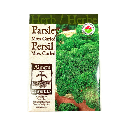 Parsley - Moss Curled Seeds, Aimers Organic - Floral Acres Greenhouse & Garden Centre