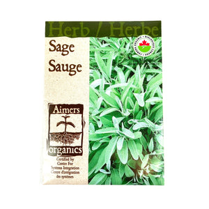 Sage Seeds, Aimers Organic - Floral Acres Greenhouse & Garden Centre