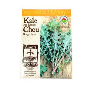 Kale - Red Russian Seeds, Aimers Organic - Floral Acres Greenhouse & Garden Centre