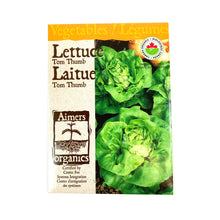 Load image into Gallery viewer, Lettuce - Tom Thumb Seeds, Aimers Organic - Floral Acres Greenhouse &amp; Garden Centre
