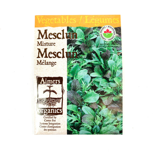 Greens - Mesclun Mixture Seeds, Aimers Organic - Floral Acres Greenhouse & Garden Centre