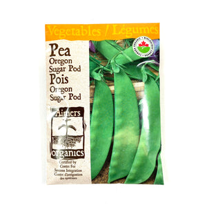 Pea - Oregon Sugar Pod Seeds, Aimers Organic - Floral Acres Greenhouse & Garden Centre