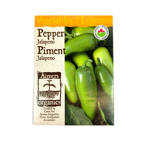 Pepper - Jalapeno Seeds, Aimers Organic - Floral Acres Greenhouse & Garden Centre