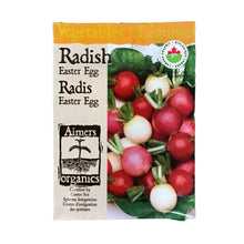 Load image into Gallery viewer, Radish - Easter Egg Blend Seeds, Aimers Organic
