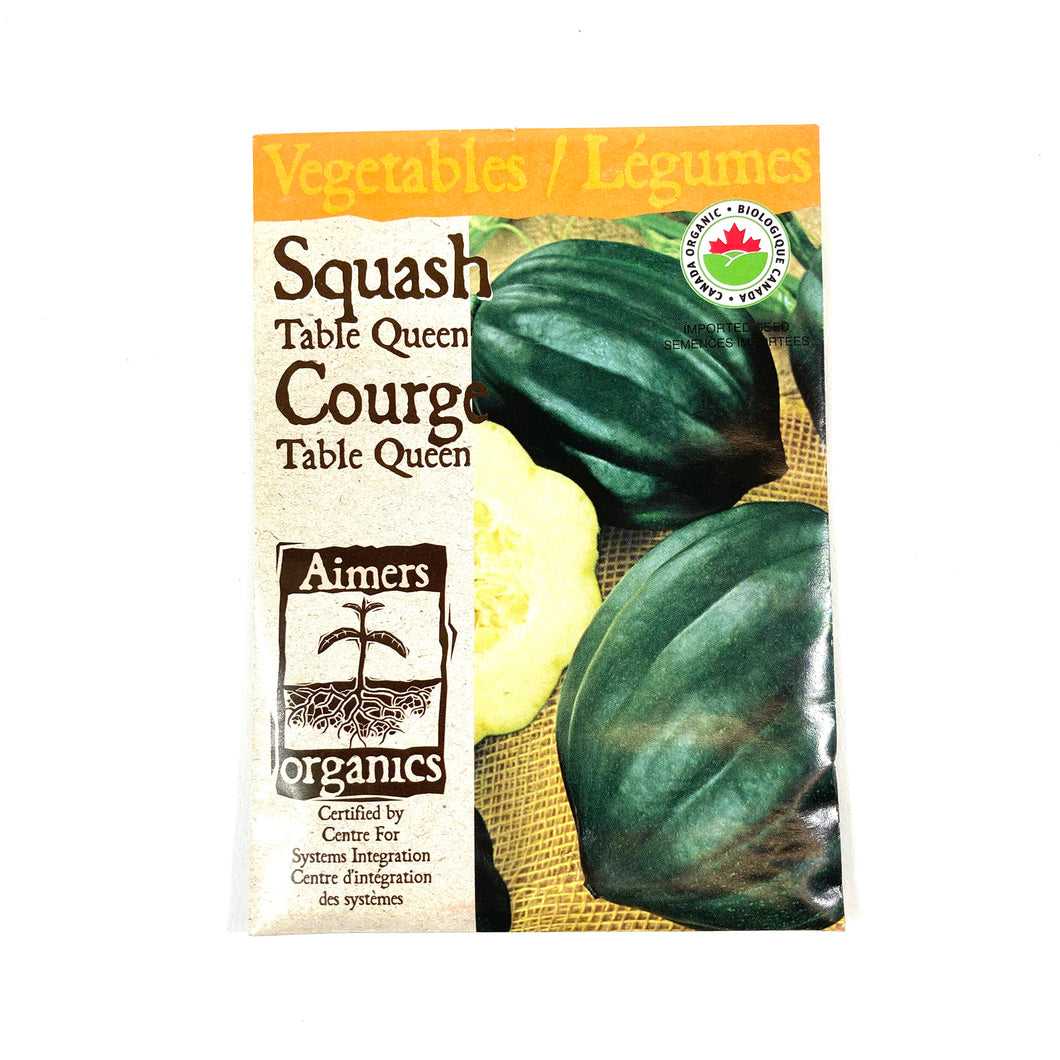 Squash - Table Queen Seeds, Aimers Organic - Floral Acres Greenhouse & Garden Centre