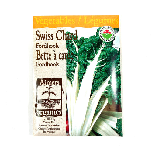 Swiss Chard - Fordhook Giant Seeds, Aimers Organic - Floral Acres Greenhouse & Garden Centre