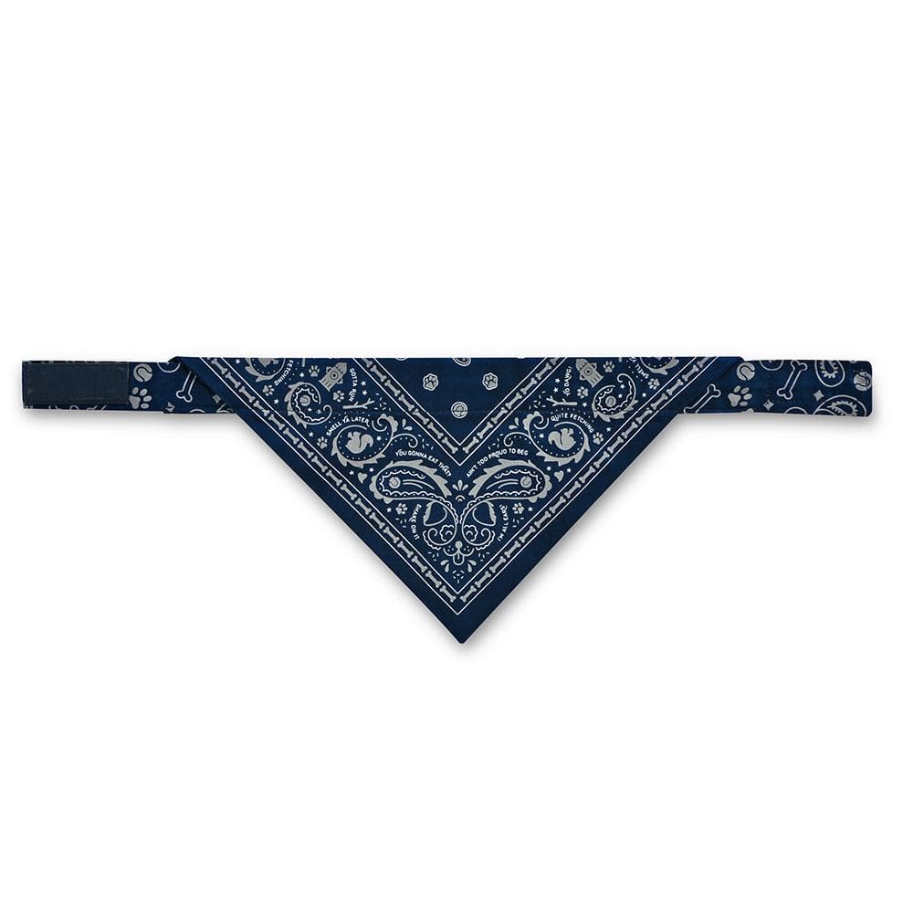 Reflective Dog Bandana, Navy, Small - Floral Acres Greenhouse & Garden Centre