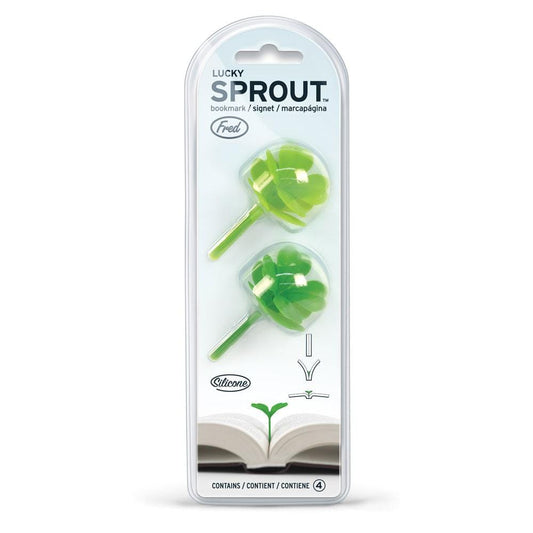 Lucky Sprout Clover Silicone Bookmarks, Set of 6 - Floral Acres Greenhouse & Garden Centre