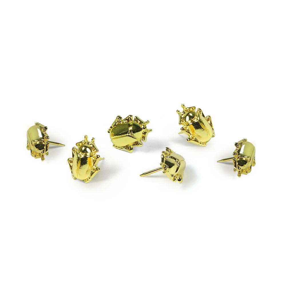 Monstera Leaf & Beetle Corkboard/Push Pin Set - Floral Acres Greenhouse & Garden Centre