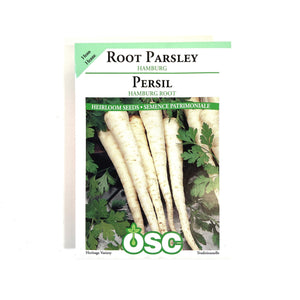 Parsley - Hamburg Root Seeds, OSC