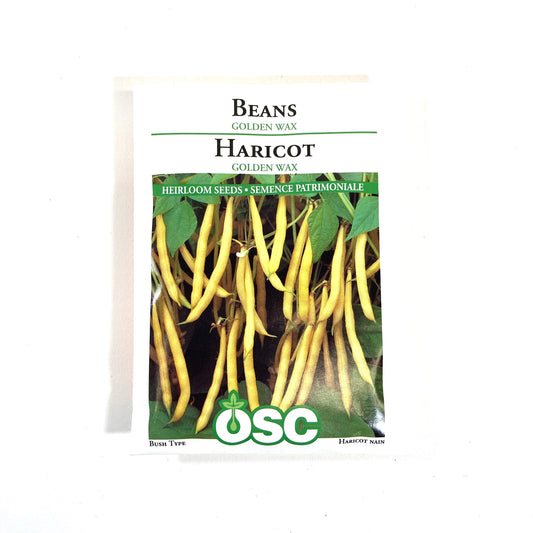 Bean Bush - Golden Wax Seeds, OSC