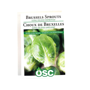 Brussels Sprouts - Long Island Seeds, OSC