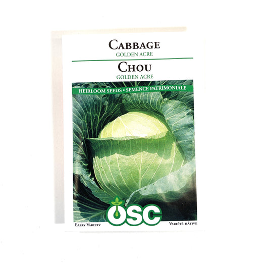 Cabbage - Golden Acre Seeds, OSC