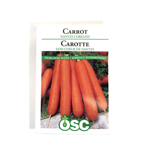 Carrot - Nantes Seeds, OSC