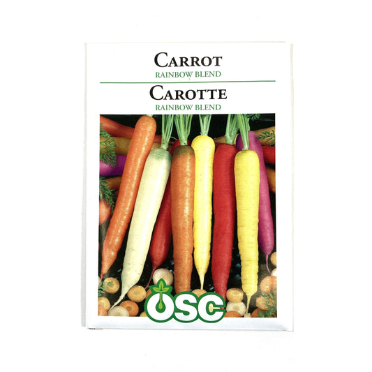 Carrot - Rainbow Blend Seeds, OSC