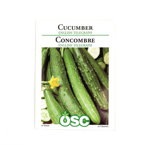 Cucumber - English Telegraph Seeds, OSC