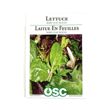 Load image into Gallery viewer, Lettuce - Baby Leaf Blend Seeds, OSC
