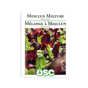 Greens - Mesclun Mixture Mild Mix Seeds, OSC