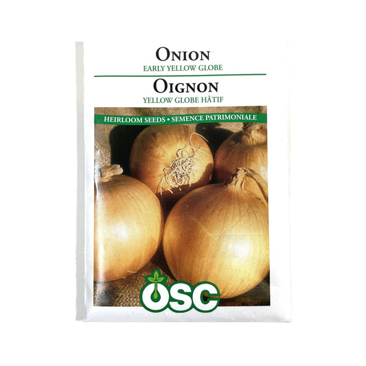 Onion - Early Yellow Globe Seeds, OSC