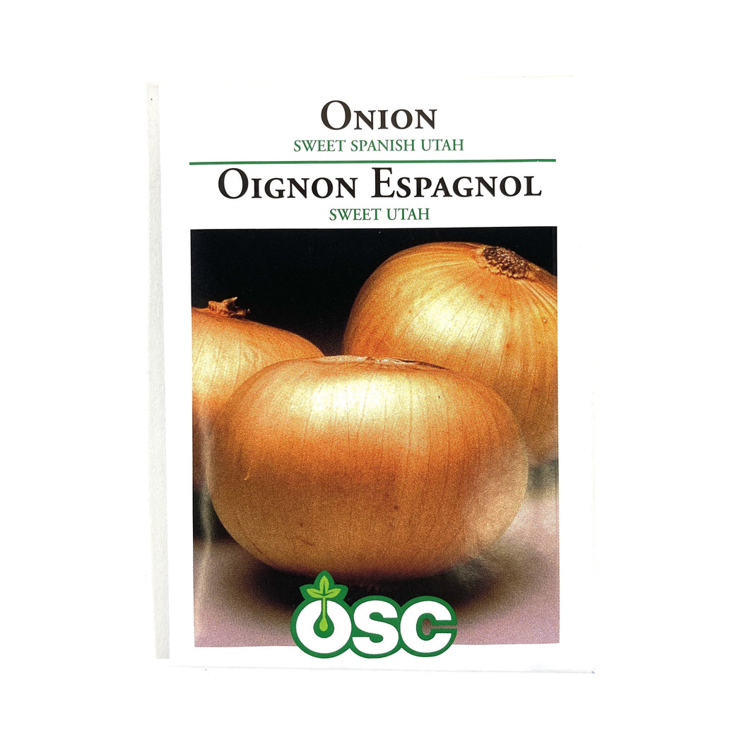 Onion - Sweet Spanish Utah Seeds, OSC