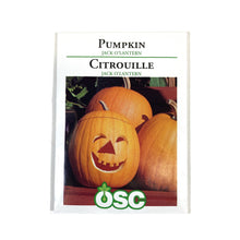 Load image into Gallery viewer, Pumpkin - Jack O Lantern Seeds, OSC
