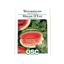 Load image into Gallery viewer, Watermelon - Crimson Sweet Seeds, OSC
