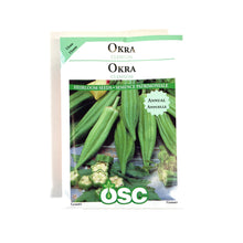 Load image into Gallery viewer, Okra - Clemson Spineless Seeds, OSC
