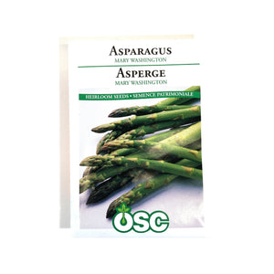 Asparagus - Mary Washington Seeds, OSC