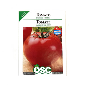 Tomato - Big Beef Hybrid Seeds, OSC