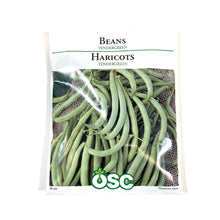 Load image into Gallery viewer, Bean Bush - Tendergreen Seeds, OSC Large Pack
