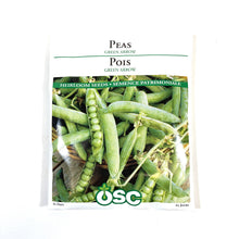 Load image into Gallery viewer, Pea - Green Arrow Seeds, OSC Large Pack
