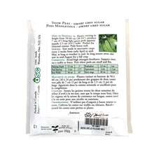 Load image into Gallery viewer, Pea - Dwarf Grey Sugar Seeds, OSC Large Pack
