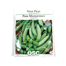 Load image into Gallery viewer, Pea - Sugar Snap Seeds, OSC Large Pack
