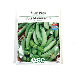 Pea - Sugar Snap Seeds, OSC Large Pack