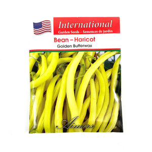 Bean Bush - Golden Butterwax Seeds, Aimers Int'l - Floral Acres Greenhouse & Garden Centre