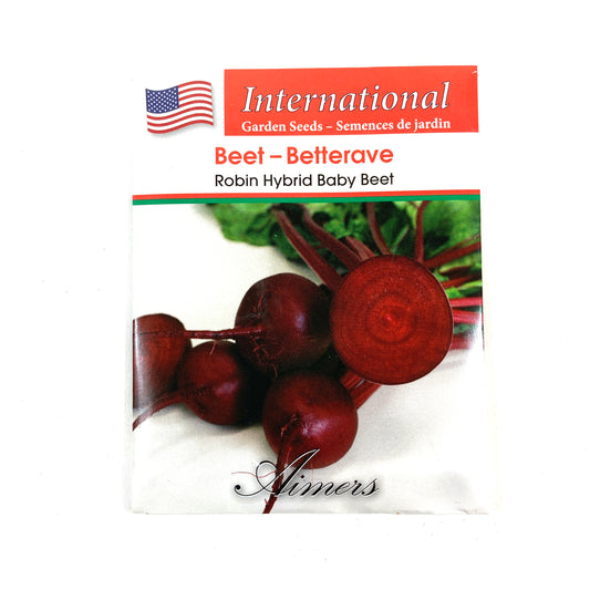 Beetroot - Robin Hybrid Baby Seeds, Aimers Int'l - Floral Acres Greenhouse & Garden Centre