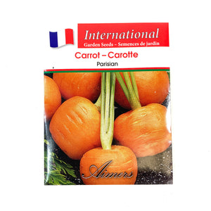 Carrot - Parisian Seeds, Aimers Int'l - Floral Acres Greenhouse & Garden Centre