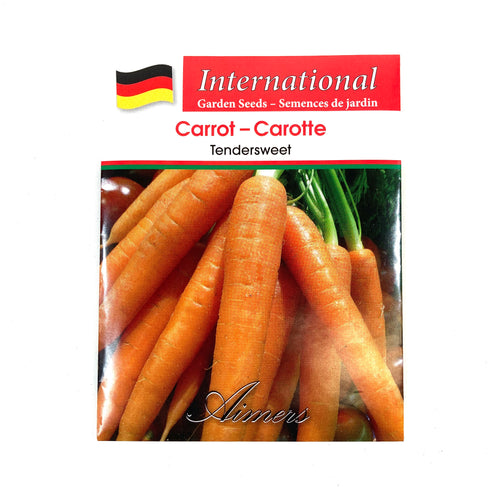 Carrot - Tendersweet Seeds, Aimers Int'l - Floral Acres Greenhouse & Garden Centre