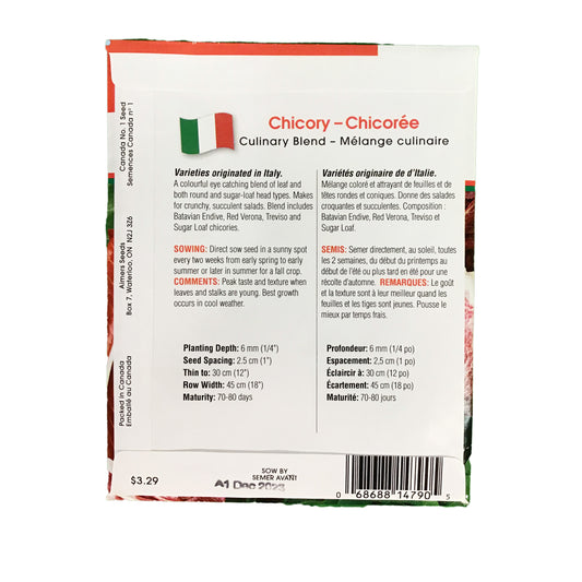 Chicory - Culinary Blend Seeds, Aimers Int'l