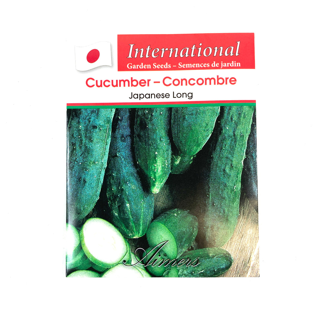 Cucumber - Japanese Long Seeds, Aimers Int'l - Floral Acres Greenhouse & Garden Centre