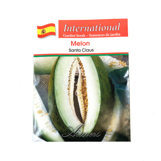 Melon - Santa Claus Seeds, Aimers Int'l - Floral Acres Greenhouse & Garden Centre