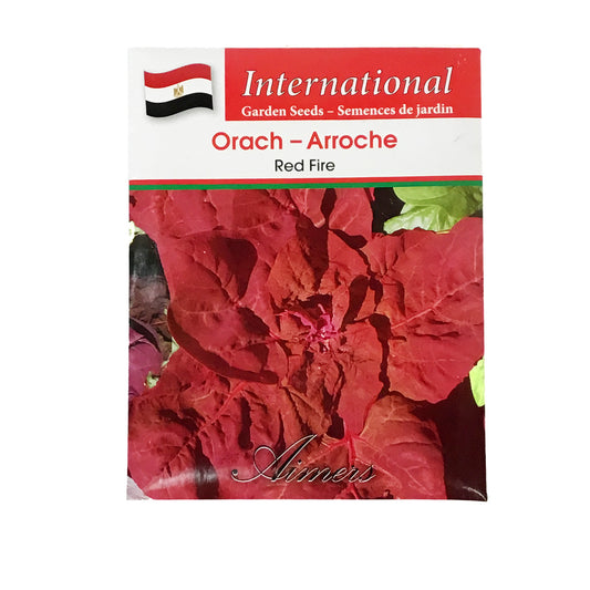 Greens - Orach Red Fire Seeds, Aimers Int'l