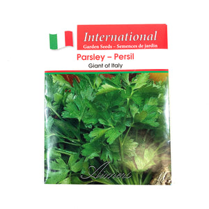 Parsley - Giant of Italy Seeds, Aimers Int'l - Floral Acres Greenhouse & Garden Centre