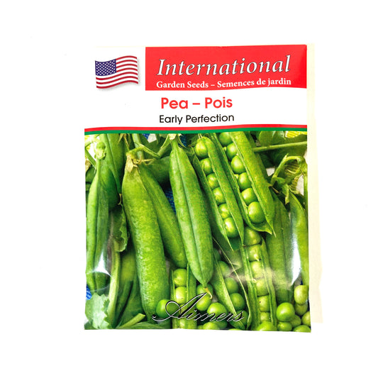 Pea - Early Perfection Seeds, Aimers Int'l - Floral Acres Greenhouse & Garden Centre