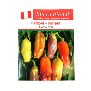 Pepper - Aroma Chili Seeds, Aimers Int'l - Floral Acres Greenhouse & Garden Centre