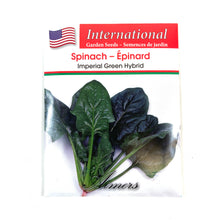Load image into Gallery viewer, Spinach - Imperial Green Hybrd Seeds, Aimers Int&#39;l - Floral Acres Greenhouse &amp; Garden Centre
