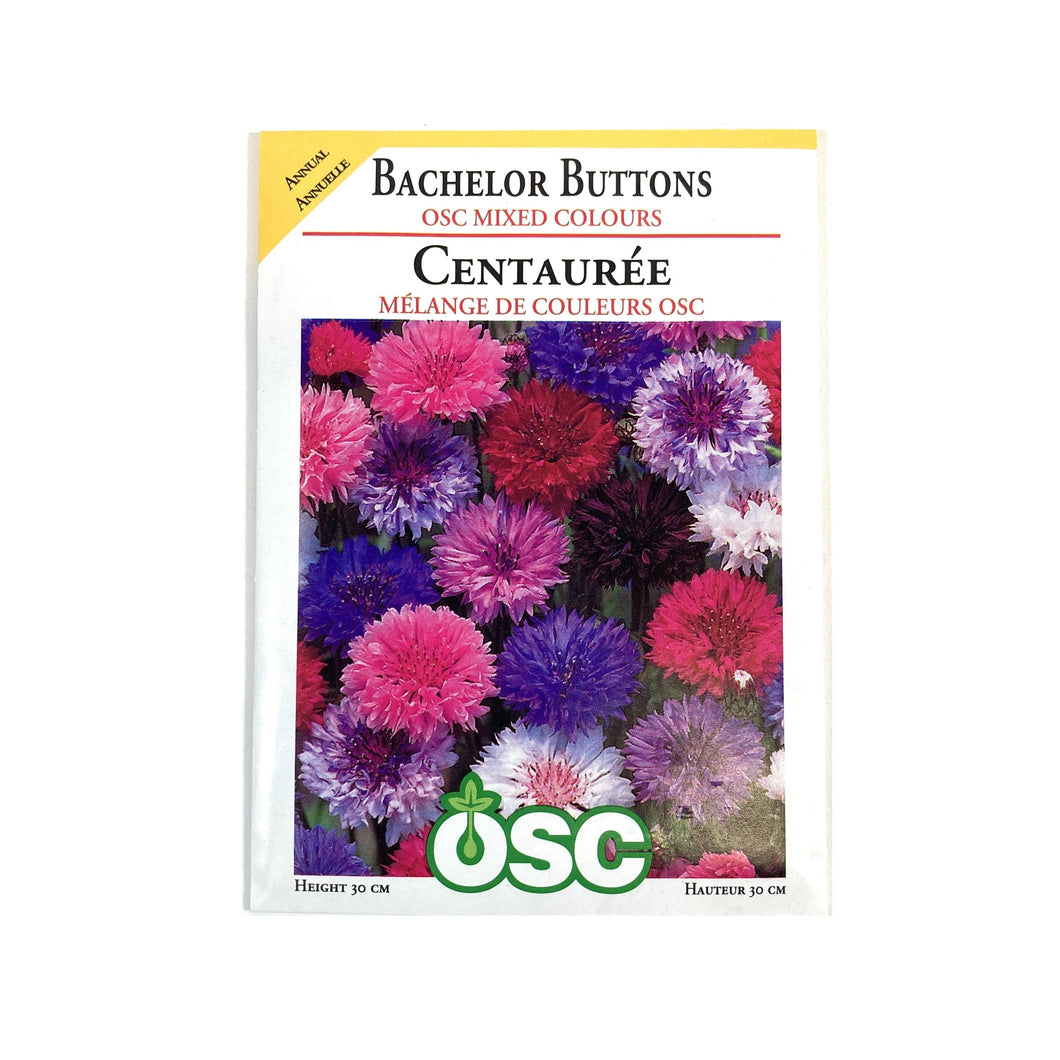 Bachelor Buttons - OSC Special Mixture Seeds, OSC