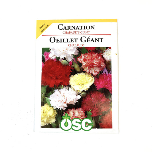 Carnation - Chabauds Giant Seeds, OSC