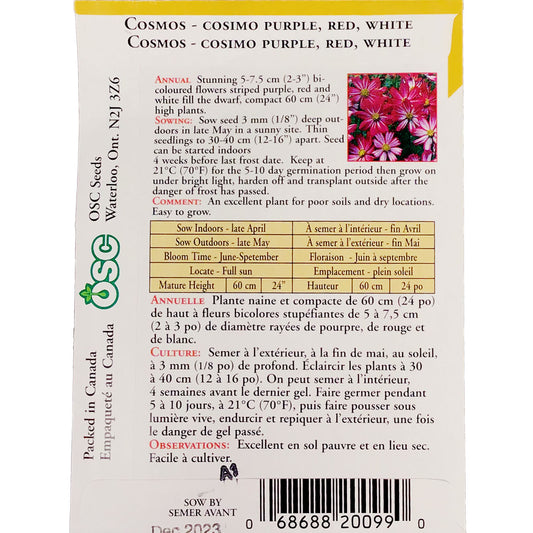 Cosmos - Cosimo Seeds, OSC