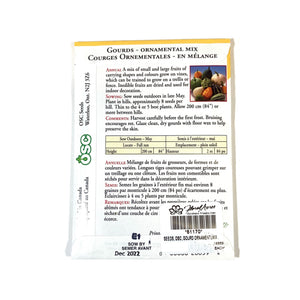 Gourd - Ornamental Mix Seeds, OSC